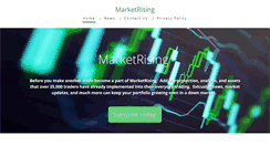 Desktop Screenshot of marketrising.com